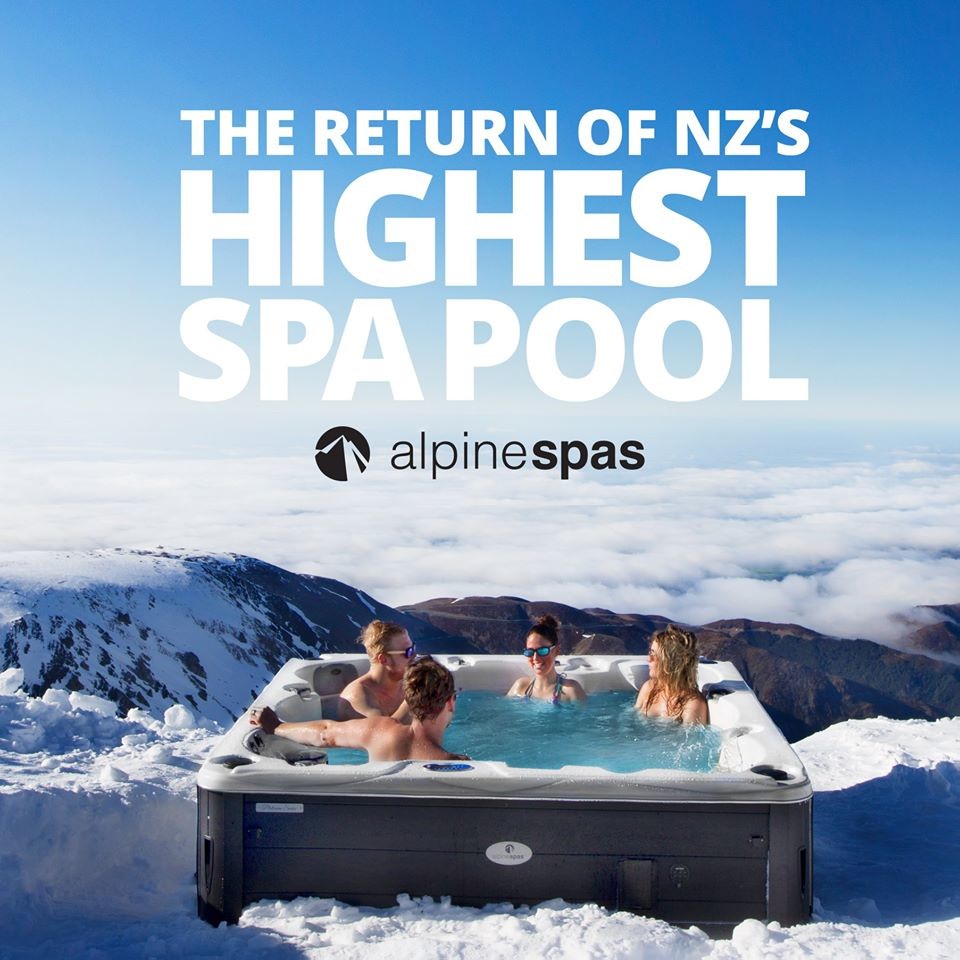 新西兰滑雪-最高的Spa Pool